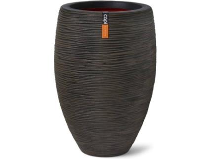 Vaso Nature Rib Elegant Deluxe 45x72 cm castanho-escuro