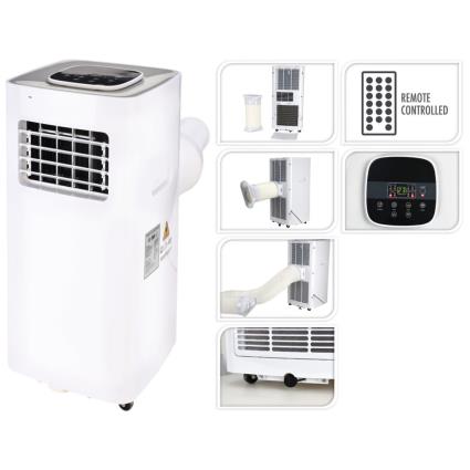 Ar condicionado elétrico 1500 W com RC branco