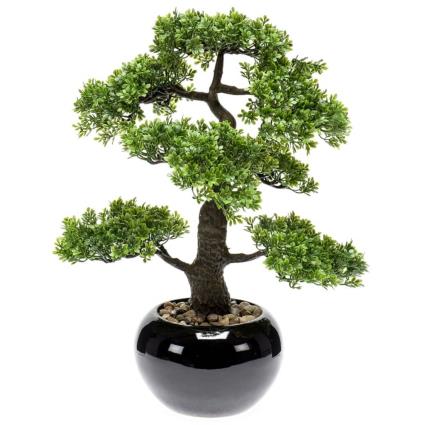 Mini bonsai figueira artificial 47 cm verde 420006