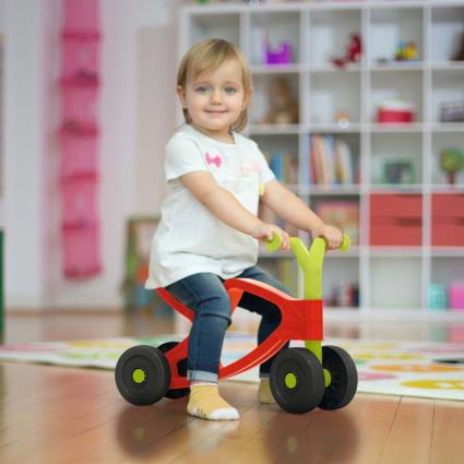 Bicicleta de passeio Flippi vermelho e verde