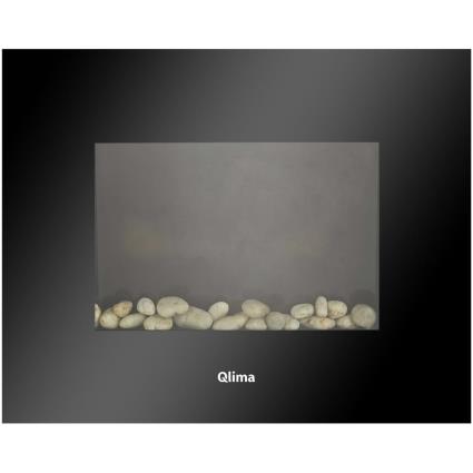 Aquecedor elétrico com efeito de chamas EFE 2018 1800 W preto