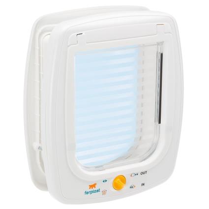 Porta para gatos manual 4 vias Swing 9 SET branco 72105011