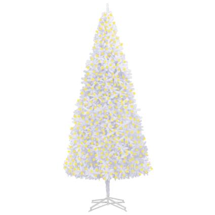 Árvore de Natal artificial com luzes LED 500 cm branco