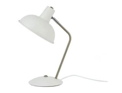 lámpara mesa Hood blanca