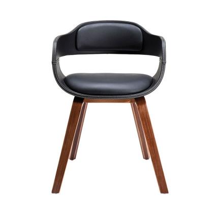 silla con brazos Costa Walnut