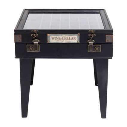 Mesa auxiliar collector negro