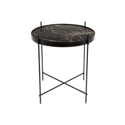 mesa auxiliar Cupid mármol negra