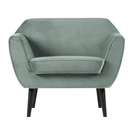 sillón terciopelo verde menta Rocco