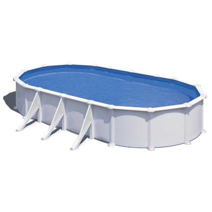 Atlantis Steel Walls Pool 730 X 375 X 132 Cm 730 x 375 x 132 cm White / Blue