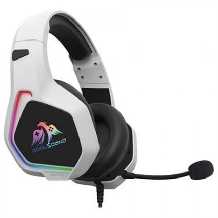 Auscultadores Gaming G6 Branco Coolsound