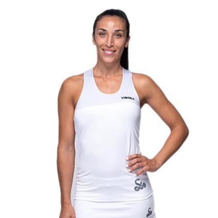 Camiseta Sem Mangas Diva Lethal L White / Grey