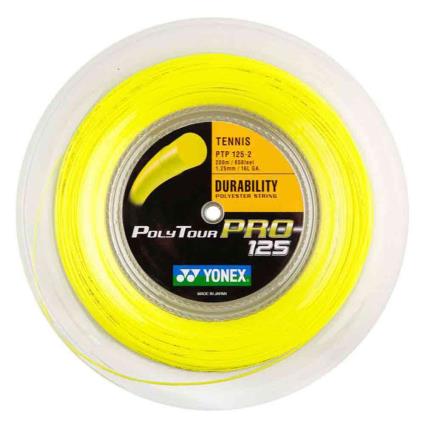 Corda Do Carretel De Tênis Polytour Pro 200 M 1.30 mm Yellow