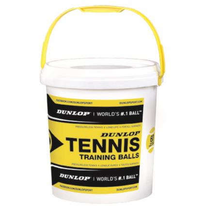 Balde De Bolas De Tênis Training 60 Balls Yellow