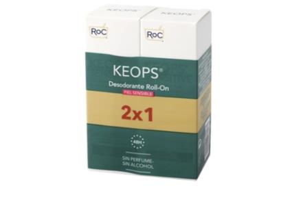 Desodorante Roll-On Piel Sensible 30 ml + 30 ml