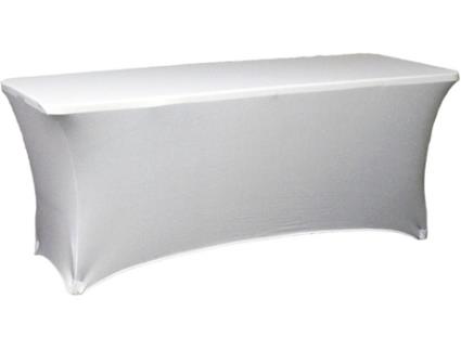 Capa Protetora de Mesa  Retangular (Branco - 240x74x74 cm)