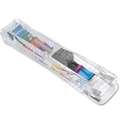 Dispensador  Supaclip 40 Folhas 25 Clips Multicolores