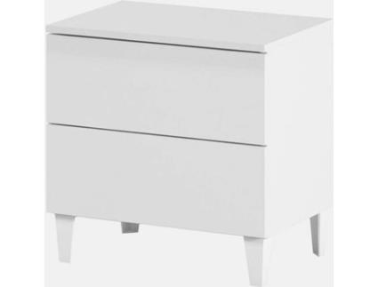 Mesa de Cabeceira  Branco (Aglomerado de Melamina - 50x49x41 cm)