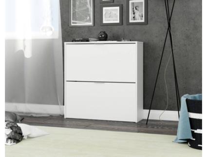 Sapateira  Branco (Melamina - 22x75x76 cm)