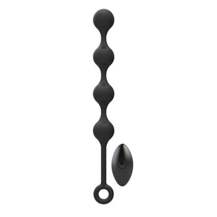 Esferas Anais   Quattro Remote Control Vibrating Pleasure Beads Black (25 cm)