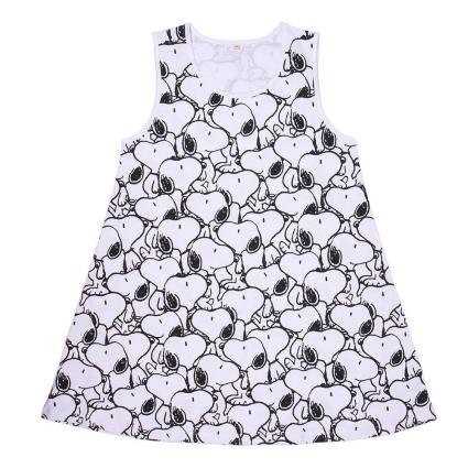 Vestido Curto Point Snoopy L White