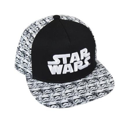 Boné Flat Peak Star Wars 58 cm White