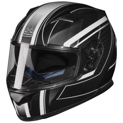 Capacete Integral Sp-57 S Saturnus XL Black / White