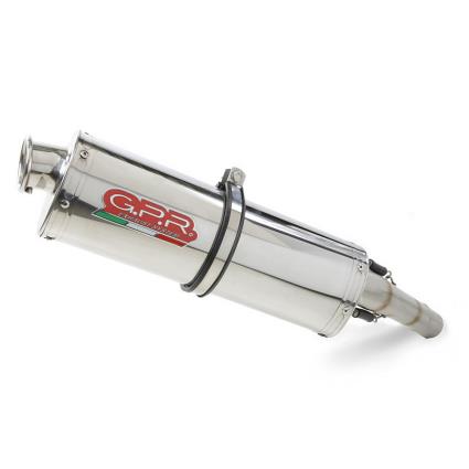 Silencioso Trioval Slip On Cbr 600 F Sport 01-07 Cat Homologated One Size Glossy Silver / Glossy Silver