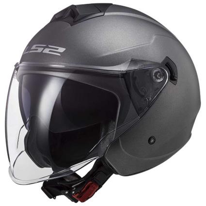 Capacete Jet Of573 Twister Ii M Solid / Matt Titanium