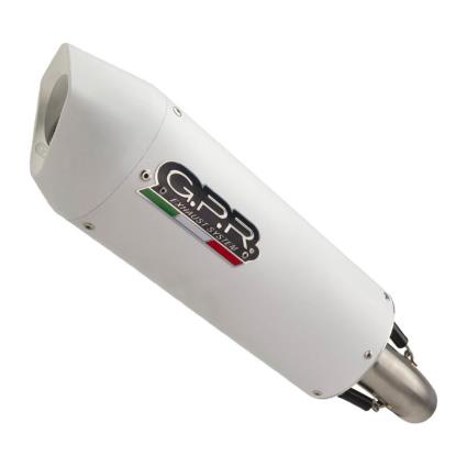 Muffler Homologado Albus Ceramic K 1200 Gt 06-08 One Size Glossy White / Glossy White