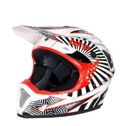 Capacete Motocross Nitro Mx L White / Red
