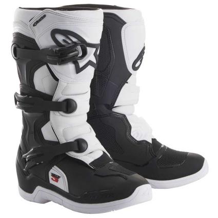 Botas De Motocicleta Juvenis Tech 3s EU 42 Black White