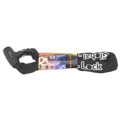 Integrado Cadeado Corrente 10 Mm 90 cm Black / White