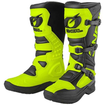 Botas Motocicleta Rsx EU 39 Black / Neon Yellow