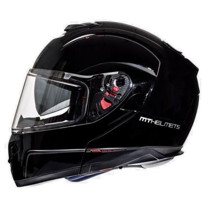 Capacete Modular Atom Sv Solid 2XL Black Gloss