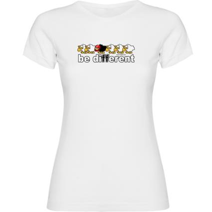 Camiseta De Manga Curta Be Different Motorbike S White