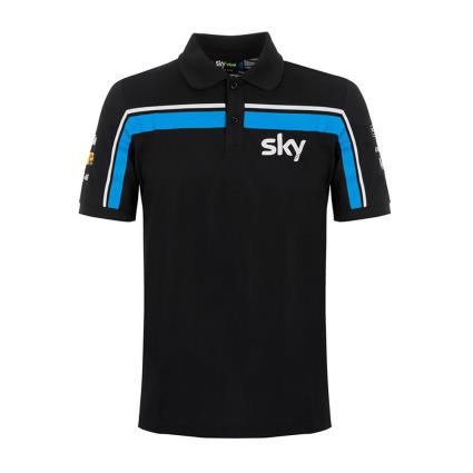 Polo Manga Curta Sky 19 2XL Black