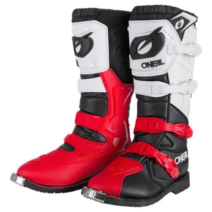 Botas Motocicleta Rider Pro EU 45 Black / White / Red