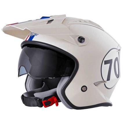 Capacete Jet Volt Herbie XL White / Red / Blue