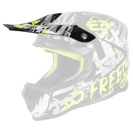 Peak With Screw Kit Xp-4 Maniac One Size Black Neon / Grey Glossy