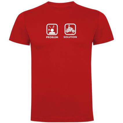 Camiseta De Manga Curta Problem Solution Ride L Red