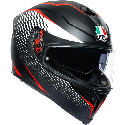 Capacete Integral K5 S Multi Mplk 2XL Thunder Matt Black / White / Red