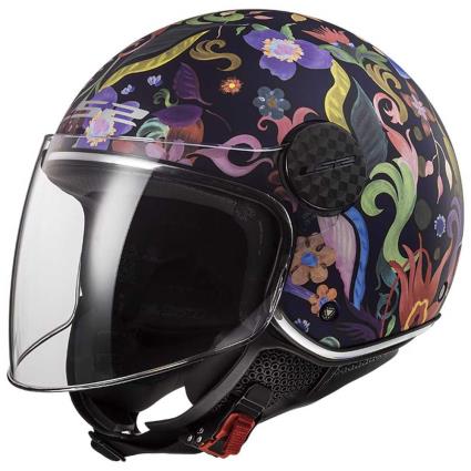 Capacete Jet Of558 Sphere Lux 2XL Bloom / Blue / Pink