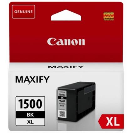 Tinteiro Original Maxify PGI-1500 XL de Alto Rendimento, Preto, Individual, 9182B001