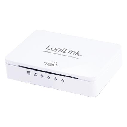 GATEWAY POWERLINE 500MBPS COM 4 PORTAS ETHERNET 