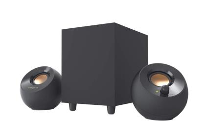 Colunas Creative Pebble Plus 2.1 - Preto
