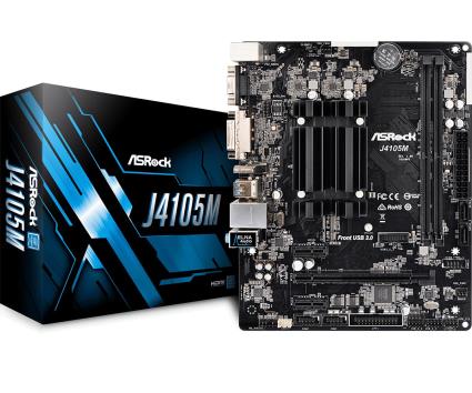 Motherboard J4105M Micro ATX + Celeron J4105 - 