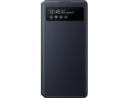 s10 Lite s View Wallet Cover Black