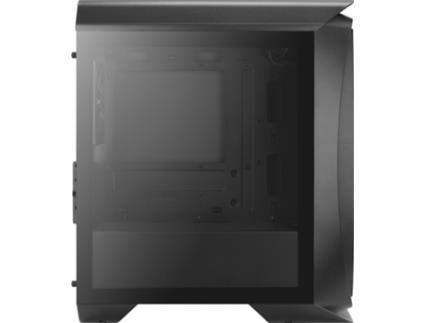 CAIXA  AERO ONE MINI BLACK MATX, TEMPERED GLASS WINDOW,FULL WATERCOOLING SUPPORT, 1x12CM FAN
