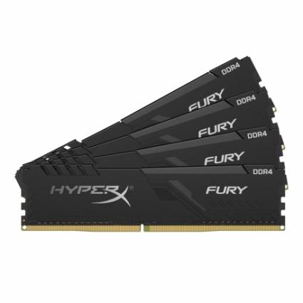 DDR4 32GB 2666MHz CL16 (Kit of 4) HyperX FURY Bla.