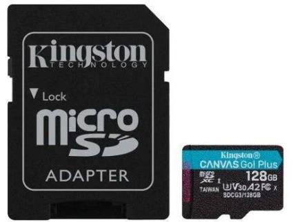 CARTÃO MICROSDXC KINGSTO. -SDCG3/128GB